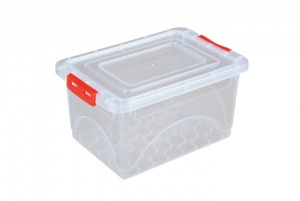 0.4 Litre Plastic Storage Boxes with Clip on Lids